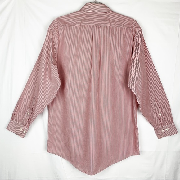 Brooks Brothers Regular Fit Button Down Long Sleeve Non-Iron Stripes size 15.5 - Picture 2 of 6